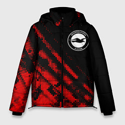 Куртка зимняя мужская Brighton sport grunge, цвет: 3D-красный