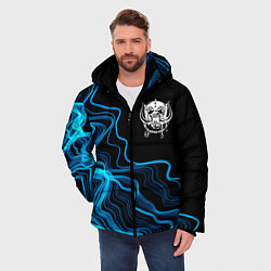 Куртка зимняя мужская Motorhead sound wave, цвет: 3D-черный — фото 2