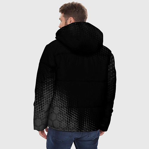 Мужская зимняя куртка Brighton sport на темном фоне вертикально / 3D-Черный – фото 4