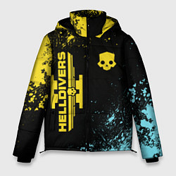 Мужская зимняя куртка Helldivers 2: Skull Logo