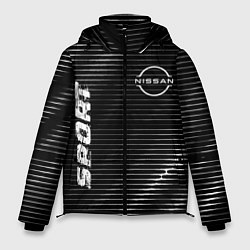 Куртка зимняя мужская Nissan sport metal, цвет: 3D-черный