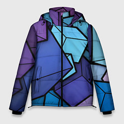 Куртка зимняя мужская Куб, цвет: 3D-черный
