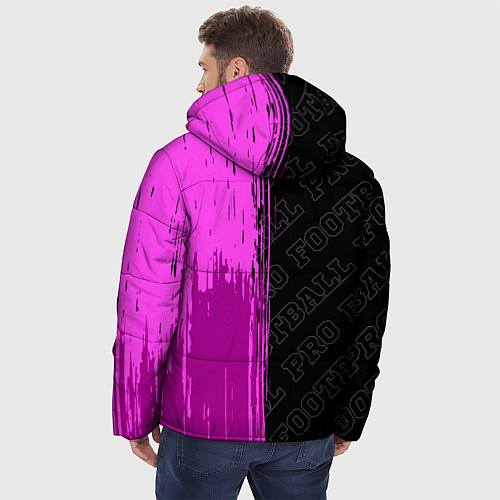 Мужская зимняя куртка Liverpool pro football по-вертикали / 3D-Черный – фото 4