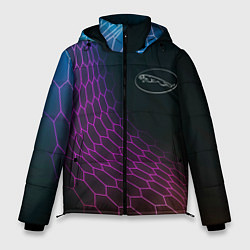 Мужская зимняя куртка Jaguar neon hexagon