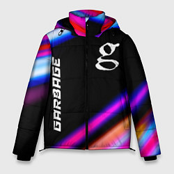 Куртка зимняя мужская Garbage neon rock lights, цвет: 3D-черный