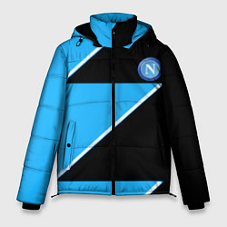 Мужская зимняя куртка Napoli fc geometry blue