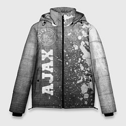 Куртка зимняя мужская Ajax - grey gradient по-вертикали, цвет: 3D-черный