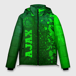 Мужская зимняя куртка Ajax - green gradient по-вертикали