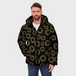 Куртка зимняя мужская Nirvana Pattern, цвет: 3D-черный — фото 2