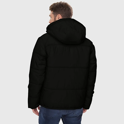 Мужская зимняя куртка Тетрадь смерти / 3D-Черный – фото 4