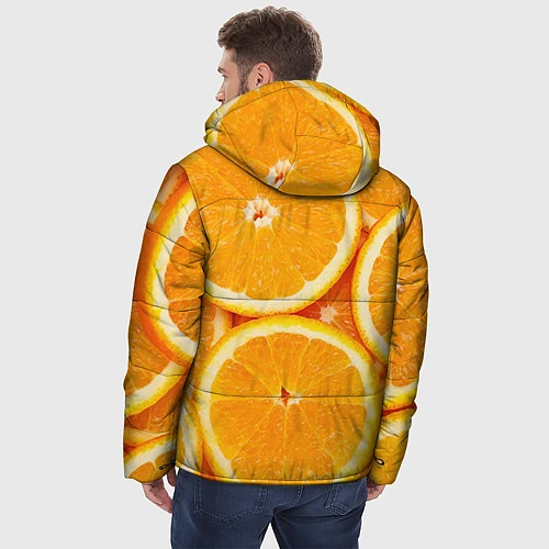 Мужская зимняя куртка Апельсин / 3D-Светло-серый – фото 4