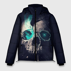 Куртка зимняя мужская Skull eyes, цвет: 3D-черный