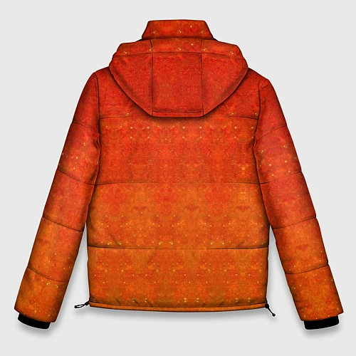 Мужская зимняя куртка Скелет с гитарой / 3D-Красный – фото 2