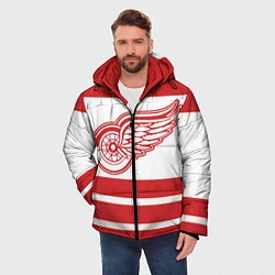 Куртка зимняя мужская Detroit Red Wings, цвет: 3D-черный — фото 2