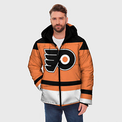Куртка зимняя мужская Philadelphia Flyers, цвет: 3D-черный — фото 2