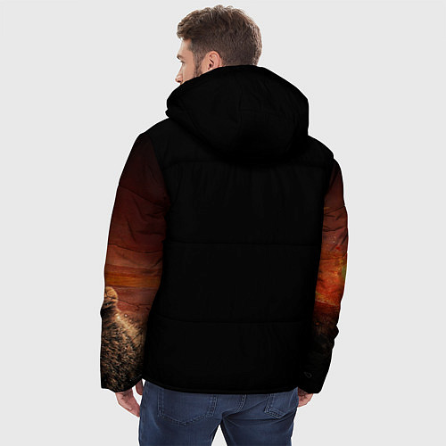 Мужская зимняя куртка Защитник / 3D-Черный – фото 4