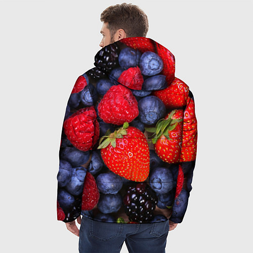 Мужская зимняя куртка Berries / 3D-Светло-серый – фото 4