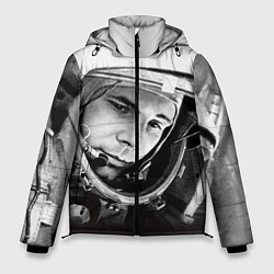 Куртка зимняя мужская Юрий Гагарин, цвет: 3D-светло-серый