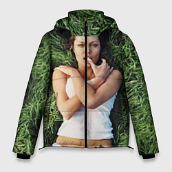 Куртка зимняя мужская Анджелина Джоли, цвет: 3D-красный