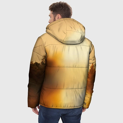 Мужская зимняя куртка Вечерний рыбак / 3D-Черный – фото 4