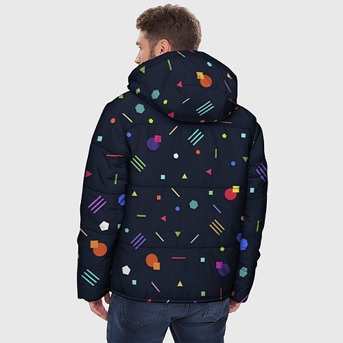 Мужская зимняя куртка Clublife Geometry / 3D-Черный – фото 4