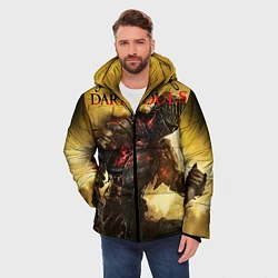 Куртка зимняя мужская Dark Souls: Braveheart, цвет: 3D-черный — фото 2