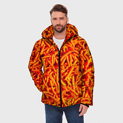 Куртка зимняя мужская Морковь, цвет: 3D-красный — фото 2