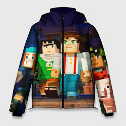 Куртка зимняя мужская Minecraft Men's, цвет: 3D-черный