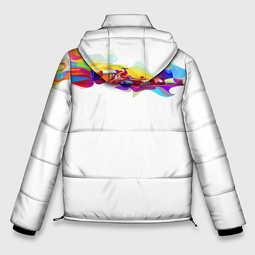Мужская зимняя куртка Я люблю F1 / 3D-Светло-серый – фото 2