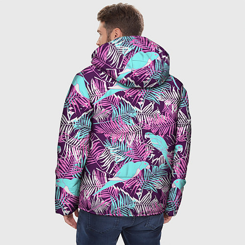 Мужская зимняя куртка Summer paradise / 3D-Черный – фото 4