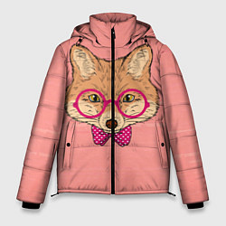 Куртка зимняя мужская Умная лисичка, цвет: 3D-черный