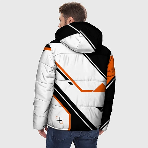 Мужская зимняя куртка CS:GO Asiimov P250 Style / 3D-Черный – фото 4