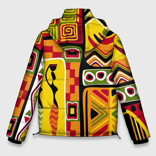 Мужская зимняя куртка Африка / 3D-Красный – фото 2