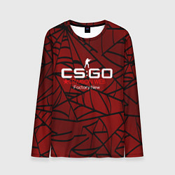 Мужской лонгслив Cs:go - Crimson Web Style Factory New Кровавая пау