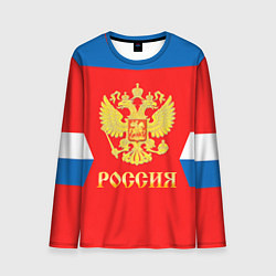 Лонгслив мужской Сборная РФ: #88 VASILEVSKIY, цвет: 3D-принт