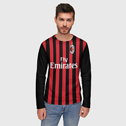 Лонгслив мужской Milan FC: Fly Emirates, цвет: 3D-принт — фото 2