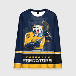 Лонгслив мужской Nashville Predators, цвет: 3D-принт