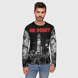 Лонгслив мужской Mr. Robot City, цвет: 3D-принт — фото 2