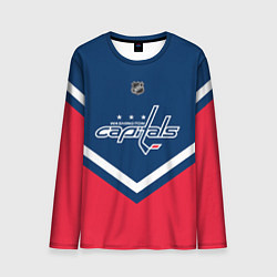 Лонгслив мужской NHL: Washington Capitals, цвет: 3D-принт