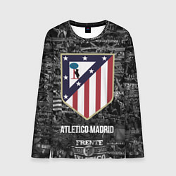 Лонгслив мужской Атлетико Мадрид, цвет: 3D-принт