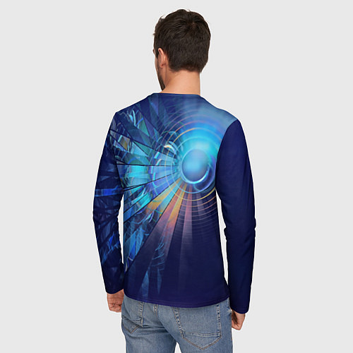 Мужской лонгслив Tottenham Hotspur - football club / 3D-принт – фото 4