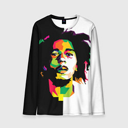 Лонгслив мужской Bob Marley: Colors, цвет: 3D-принт