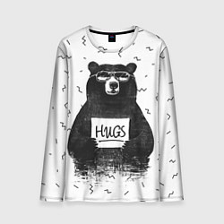 Лонгслив мужской Bear Hugs, цвет: 3D-принт