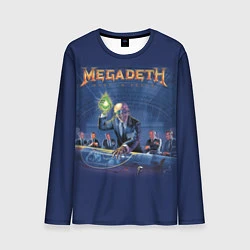 Лонгслив мужской Megadeth: Rust In Peace, цвет: 3D-принт