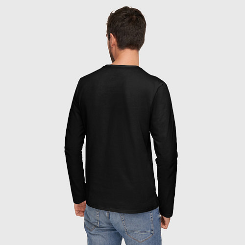 Мужской лонгслив I Love Rock Music / 3D-принт – фото 4