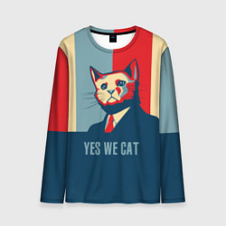 Мужской лонгслив Yes we CAT