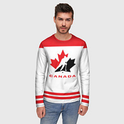 Лонгслив мужской Canada Team, цвет: 3D-принт — фото 2