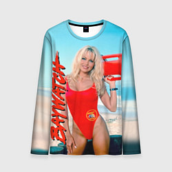 Лонгслив мужской Baywatch: Pamela Anderson, цвет: 3D-принт