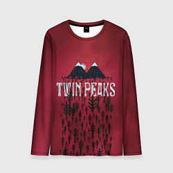 Лонгслив мужской Twin Peaks Wood, цвет: 3D-принт