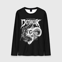 Лонгслив мужской Dethklok: Goat Skull, цвет: 3D-принт